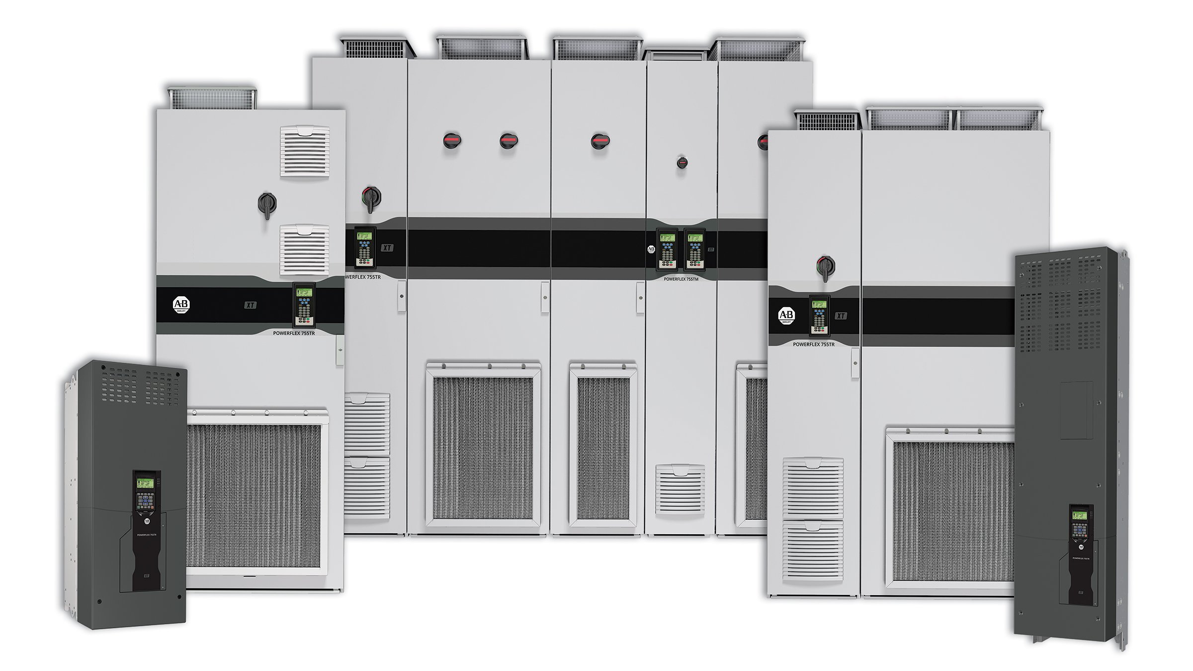 Allen-Bradley PowerFlex 755T XT frame 10 front plus family.jpg